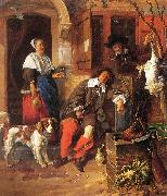 METSU, Gabriel The Sleeping Sportsman afg oil